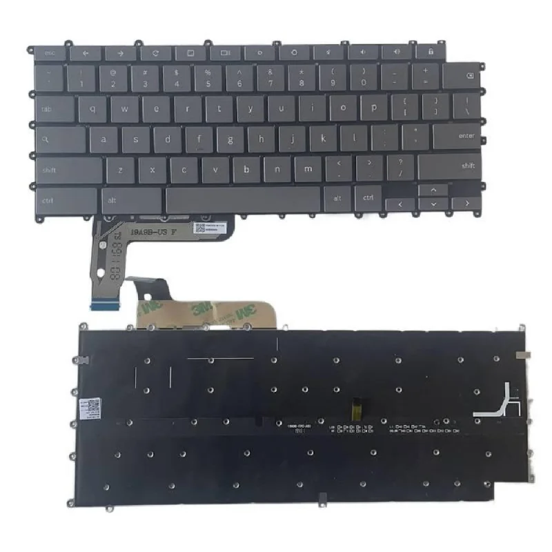 New for SAMSUNG Galaxy Chromebook XE930QCA 930QCA US backlit keyboard Grey