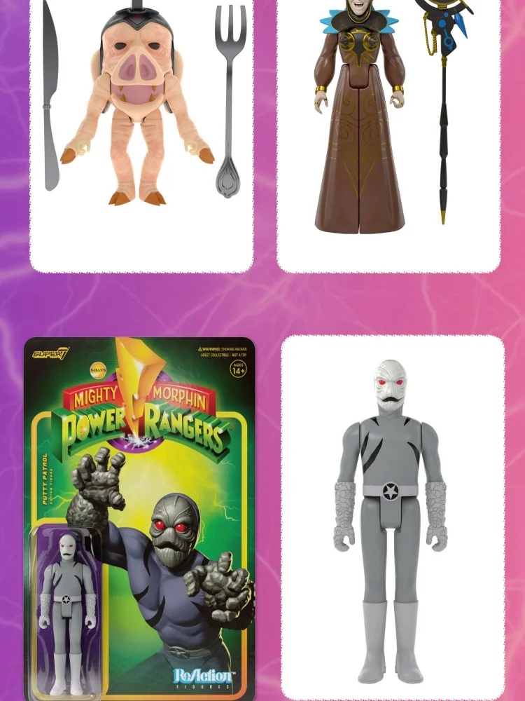 

In-Stock Super7 Mighty Morphin Power Rangers Carded Series 1 - Dragonzord, Red Ranger & Rita Repulsa Model Gift Set