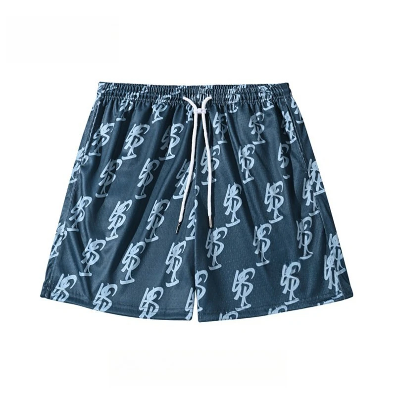 2025 mais vendido novo verão estampado 3D americano na moda masculina shorts respiráveis de secagem rápida, shorts de basquete, shorts de praia.