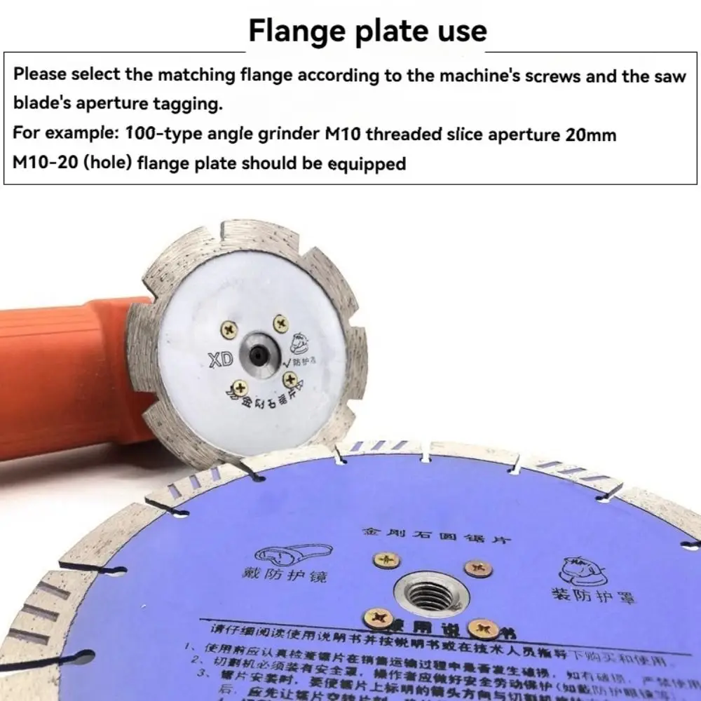 M10/M14/M16 Angle Grinder Flange Plate Round Plate Metal Grinder Disc Backing Plate Secure Clamping Disc Positioning