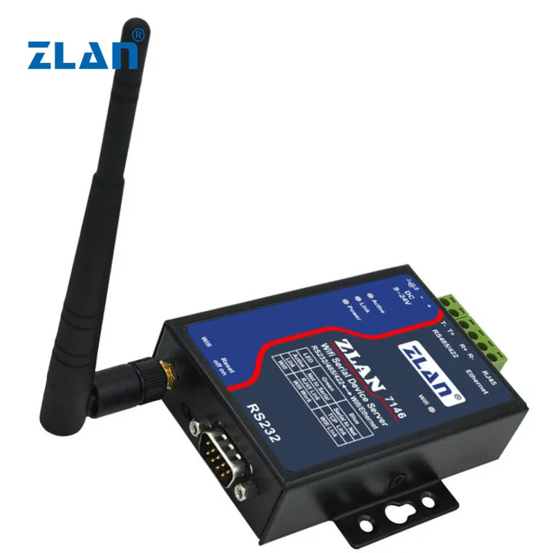 

ZLAN7146 modbus gateway MQTT industrial RS232/485/422 to Wifi converter