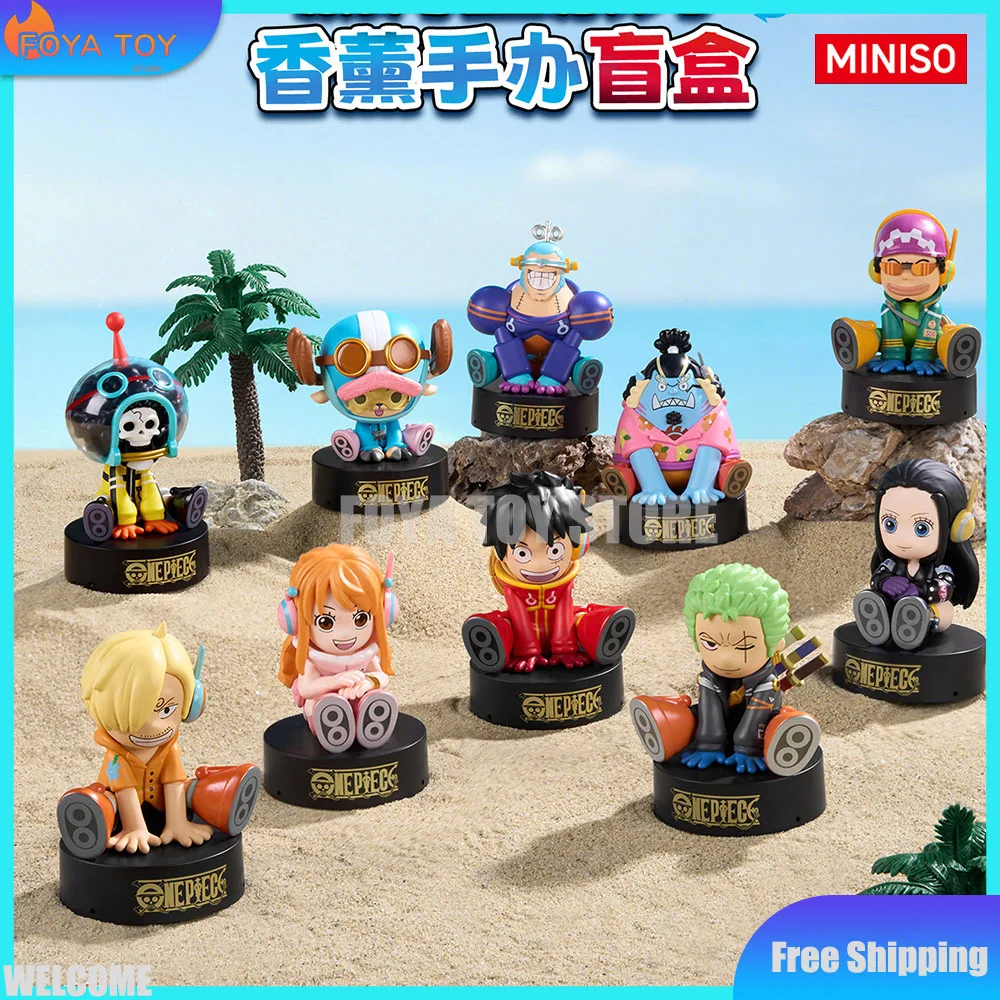 Neue Original MINISO Blind Box One Piece Serie Aromatherapie Mystery Box Anime-Figuren Raumdekoration Trendige Spielgeschenke Spielzeuge