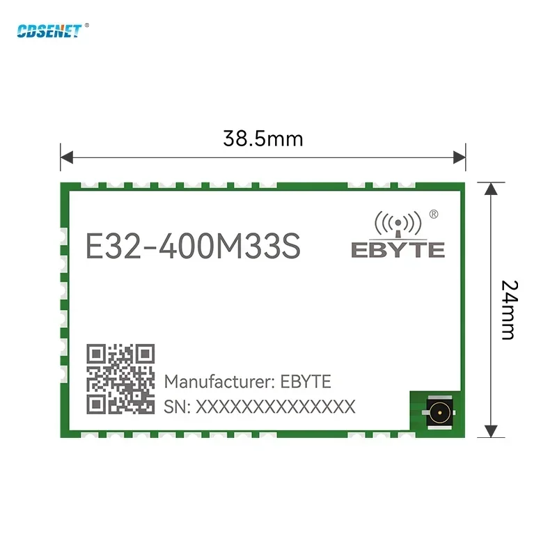 433MHz SX1278 Lora Wireless SPI Module CDSENET E32-400M33S 33dbm Long Distance 16KM PA LNA Low Power Industrial Grade