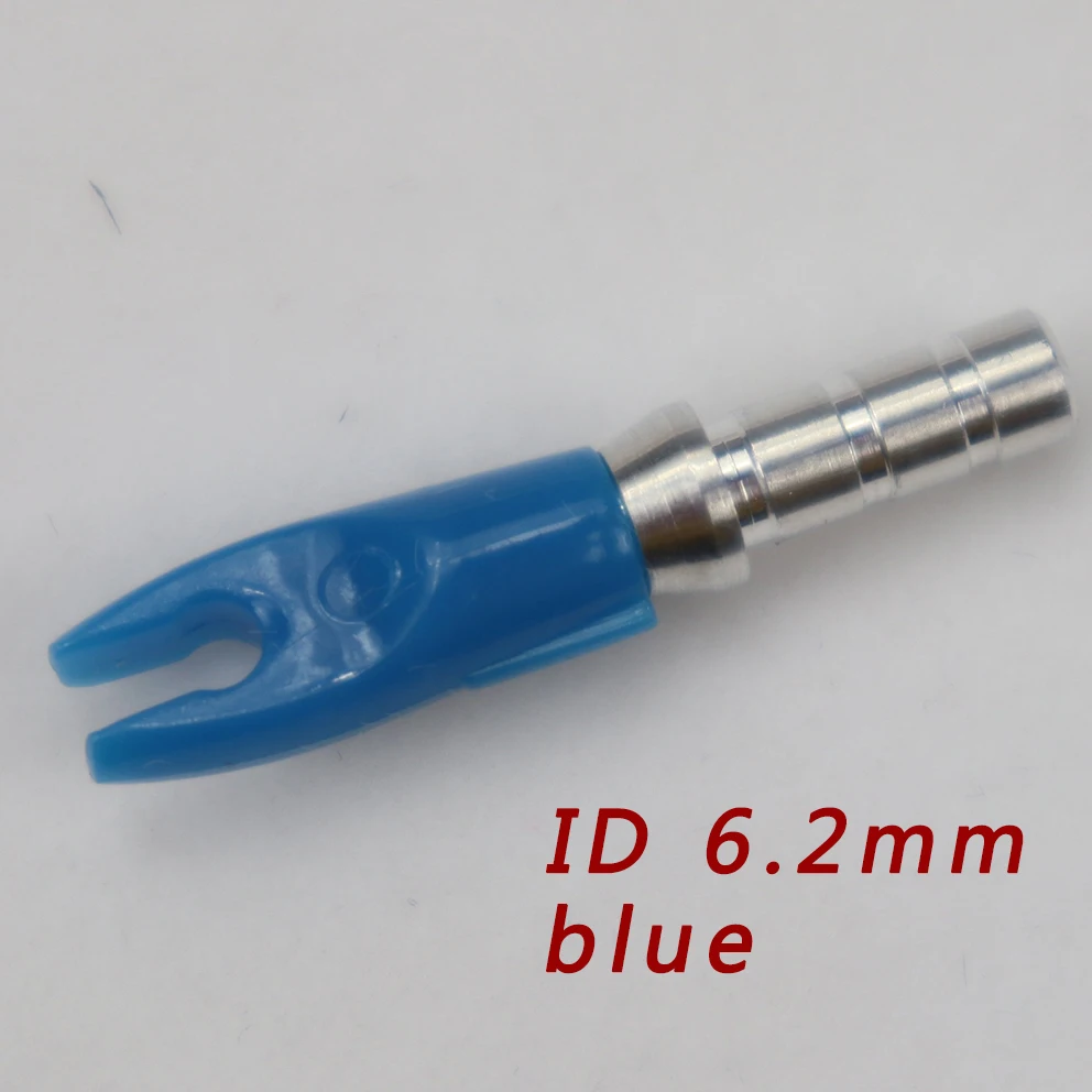 Archery Arrow Pin Nocks 12pcs Spare Parts for ID4.2 6.2MM Carbon Arrow Shaft Compound Recurve Bow Outdoor Hunting Shooting view 5