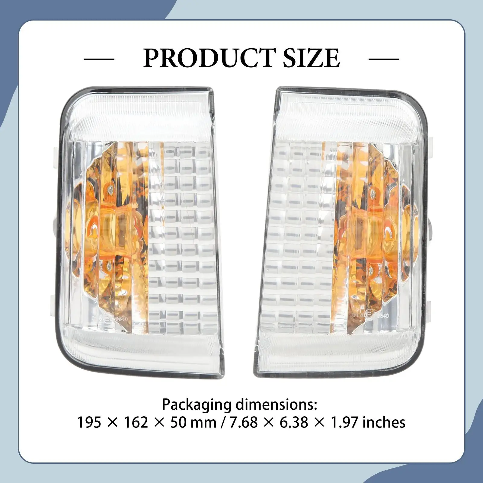 أضواء إشارة الانعطاف بمرآة LED للسيارة 71748254 سهلة التركيب للخبراء