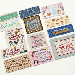 Clothing label spot color woven mark handmade DIY label A
