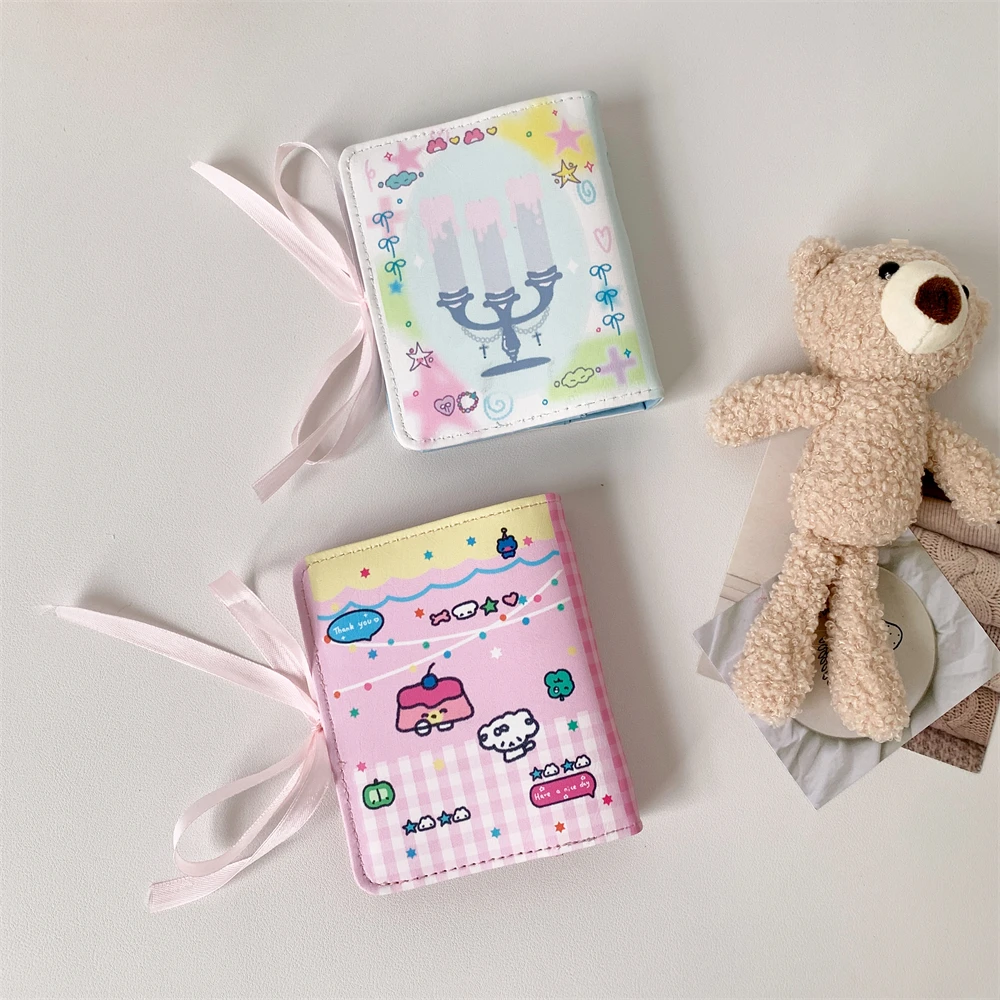 INS Style Mini M5 Looseleaf Notebook Kawaii Girl Style Diary Portable Account Book Error Correction Book Girl Goo Sticker Book