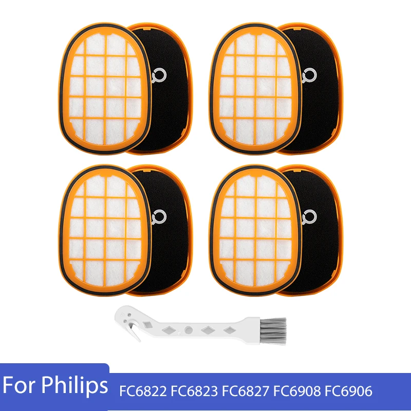 

HEPA Filter For Philips CP0667 Speedpro Max FC6822 FC6823 FC6827 FC6908 FC6906 Vacuum Cleaner Replacement Parts