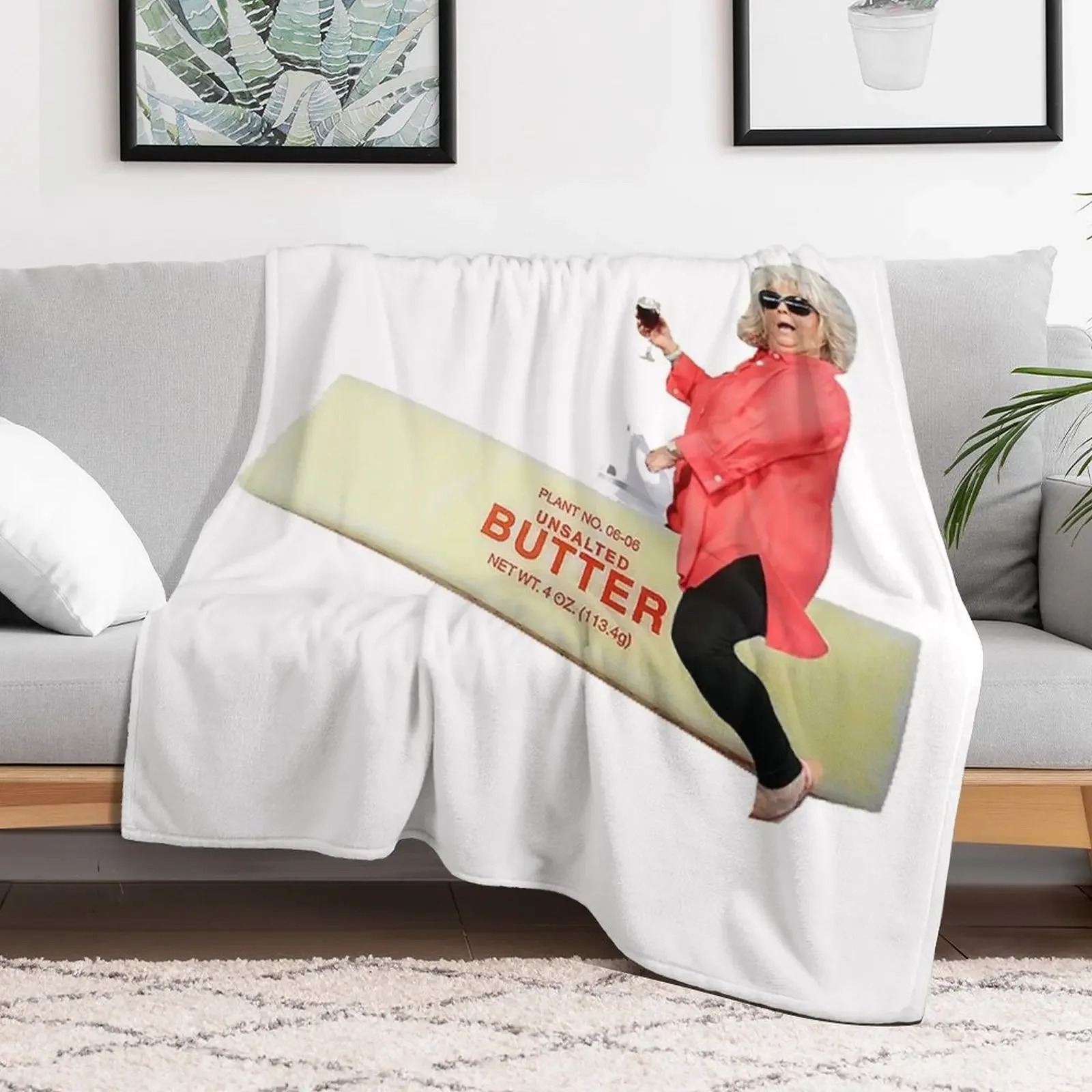 Paula deen riding butter Throw Blanket Air Conditioner Soft Blanket for Office Home