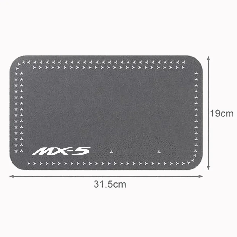 Pour Mazda MX-5 ata MiNA NB NC ND 2019 2020 2021 2022 2023 Accessoires De Voiture En Daim Accoudoir Central De Voiture Coussin Antidérapant