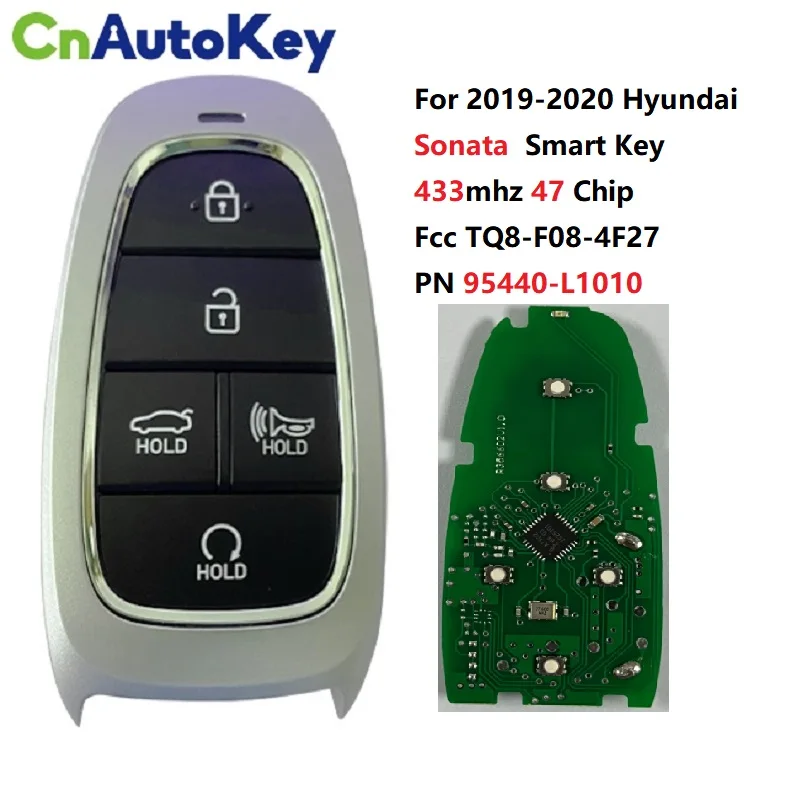 

CN020182 Part Number 95440-L1010 For 2019-2020 Hyundai Sonata 5 Button Smart Key Fcc TQ8-F08-4F27