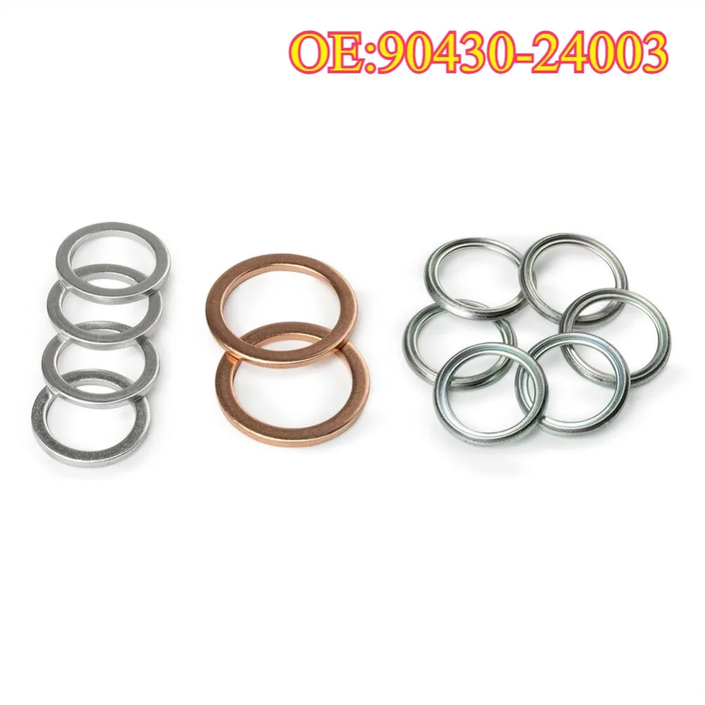 

High quality new for 12157-10010 90430-24003 90430-A0003 12PCS Transfer Differential Gasket Seal Kit For Lexus Toyota