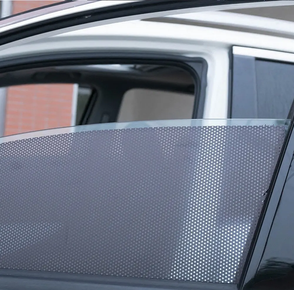 

Summer Car Accessories Sunshade Film for Car 2Pcs Pvc Static Film Window Sticker 72*52Cm Sunshade and Thermal Insulation Film