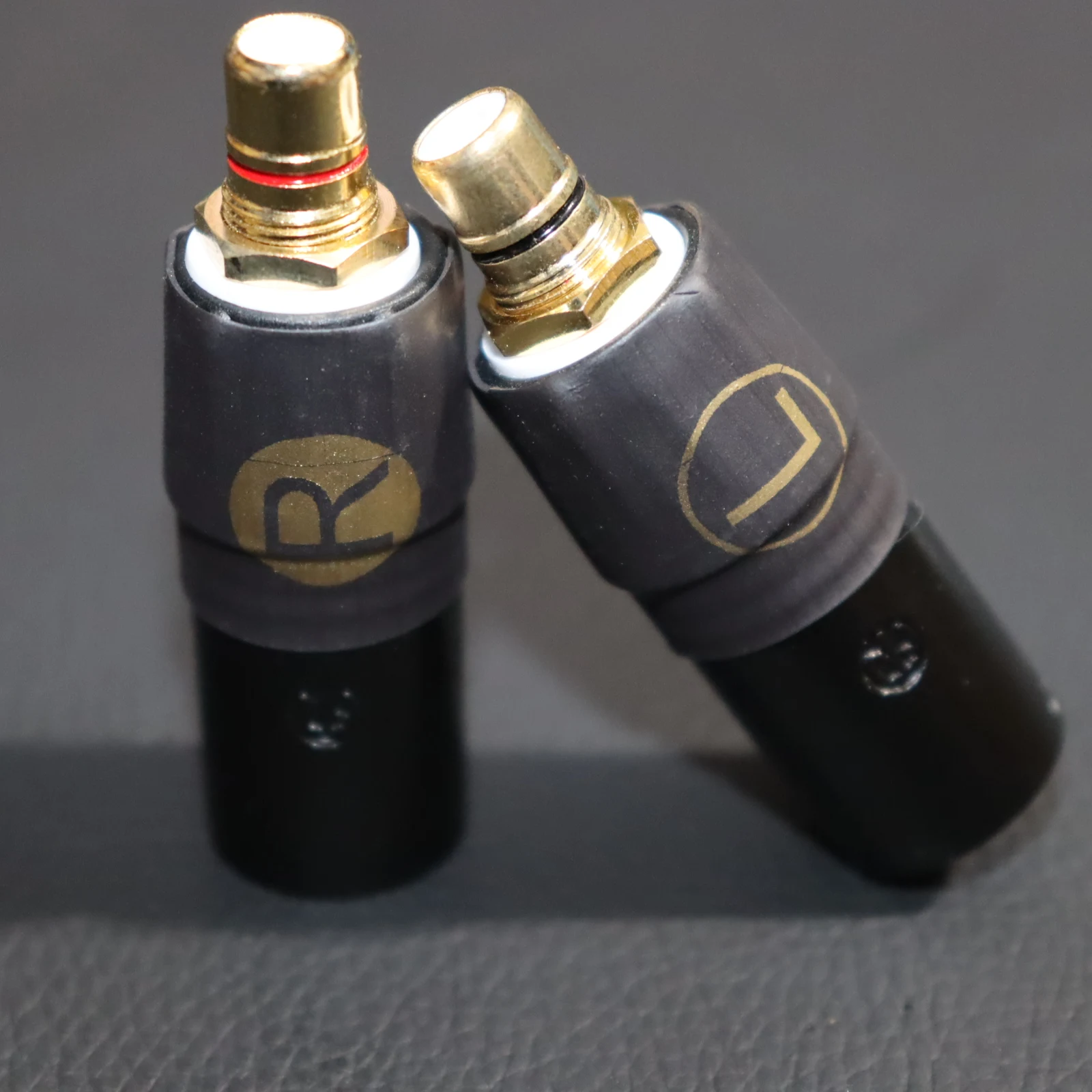 1 Paar neue hochwertige Cardas vergoldet xlr Buchse/Stecker zu RCA Buchse Hifi Audio Adapter Anschluss Balance zu RCA Buchse