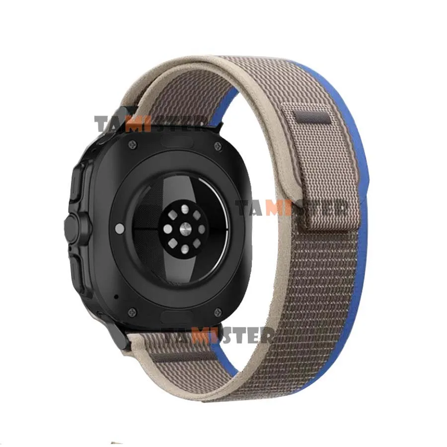 สายรัดข้อมือกีฬาสำหรับ Samsung Galaxy Watch 7สายไนลอนขนาด47มม. สายสำรองสำหรับ Galaxy Watch 7 ultra