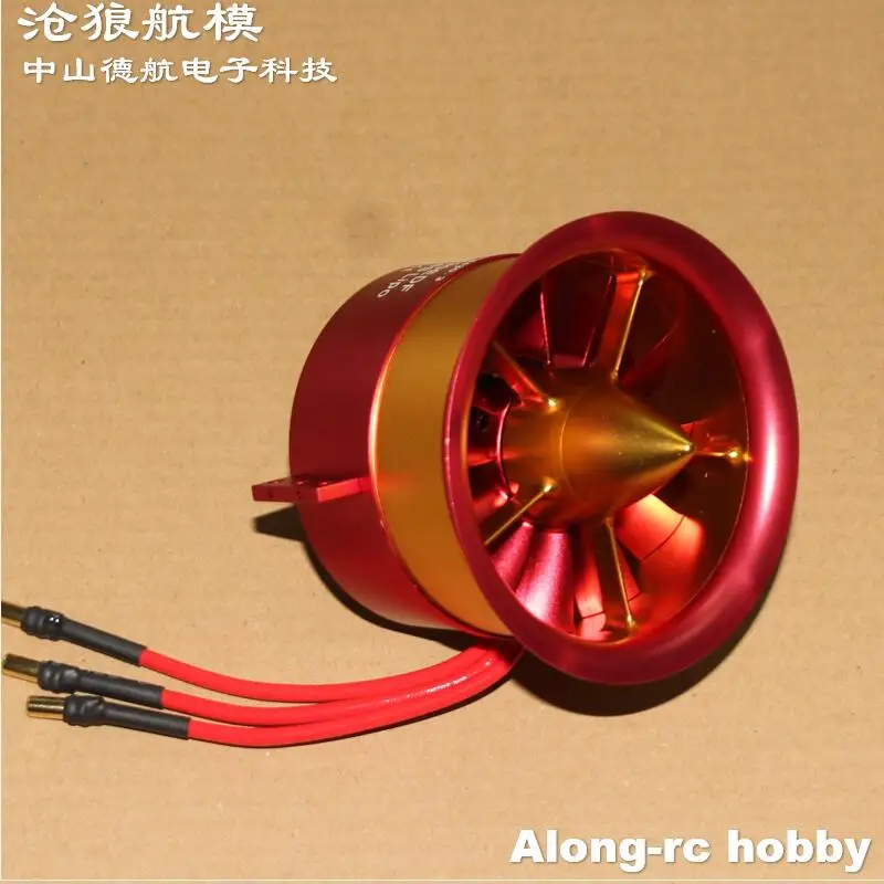 

80 EDF Full Metal Ducted Fan JP 80mm CW/CCW EDF with 3055-2200KV Motor 4S-6S 24V 3.2kgs Thrust for Jet RC Airplane DIY Models