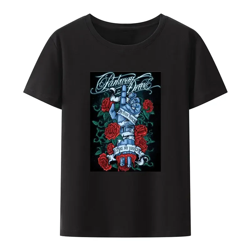 Parkway drive modal impressão t camisa roupas masculinas estilo hip-hop novidade camisetas verão manga curta respirável legal topos