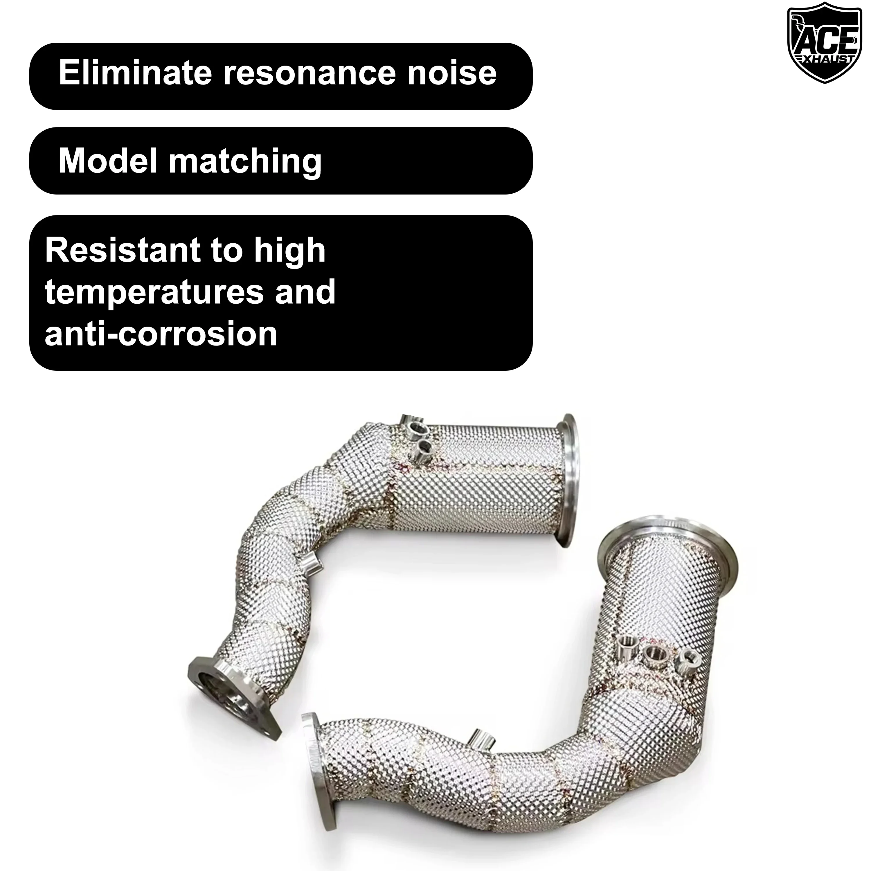 ACE Auspuffrohr Sport-Downpipe für Audi SQ7 SQ8 RSQ8 URUS 4.0T Mit Katalysator Hochleistungssysteme Verlustfreie Installation – Detail 5