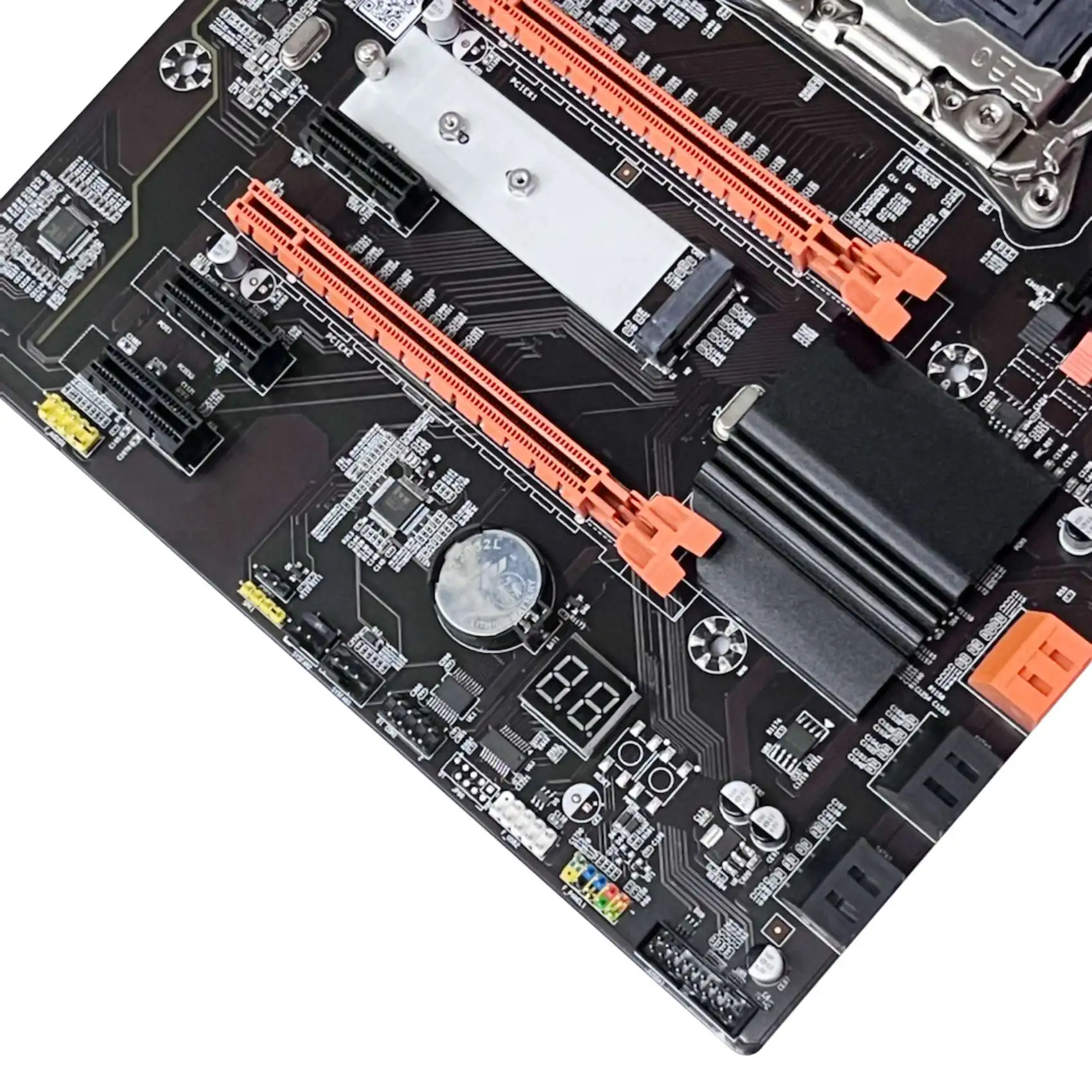 A75Q-X99 Motherboard+SATA Cable+Switch Cable+Baffle+Thermal Grease+Thermal Pad LGA2011 V3 M.2 NVME NGFF Support DDR4 4X16G