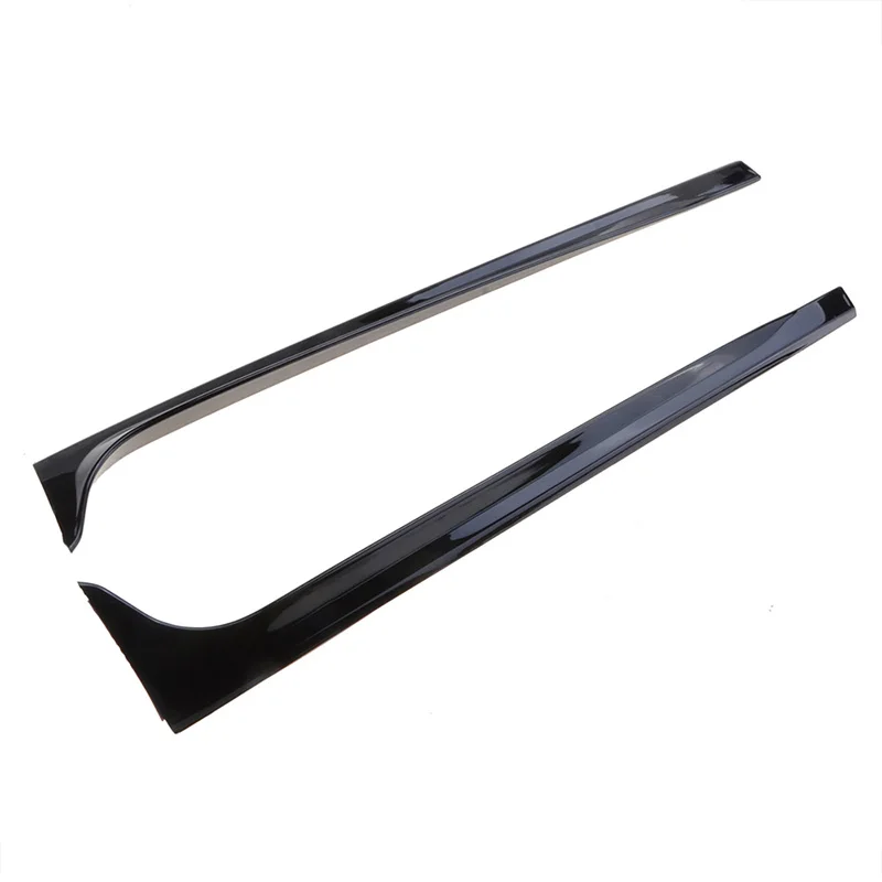 Bracingo Fit For VW Volkswagen Polo Mk5 6R 6C 2009 - 2017 Rear Window Side Spoiler Fins Moulding Trim Strip Car Decorative