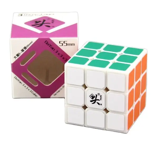 Original dayan V zhanchi 3x3x3 rompecabezas mágico Cubo mágico 5,5 cm 3x3 Cubo de velocidad juguete educativo profesional juguetes para niños 3*3*3 rompecabezas