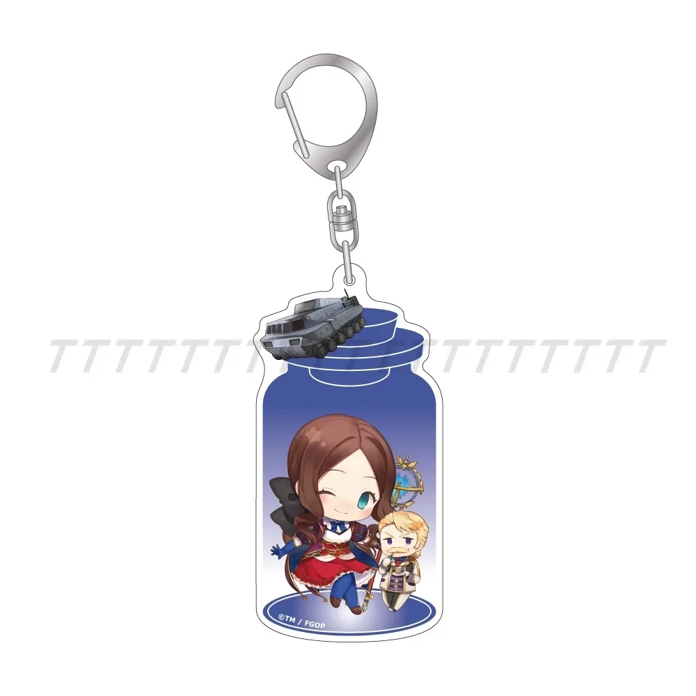 Game Takasugi Shinsaku Nitocris Benienma Kingprotea Keychain Doll Anime Acrylic Keyring Pendant for Gift