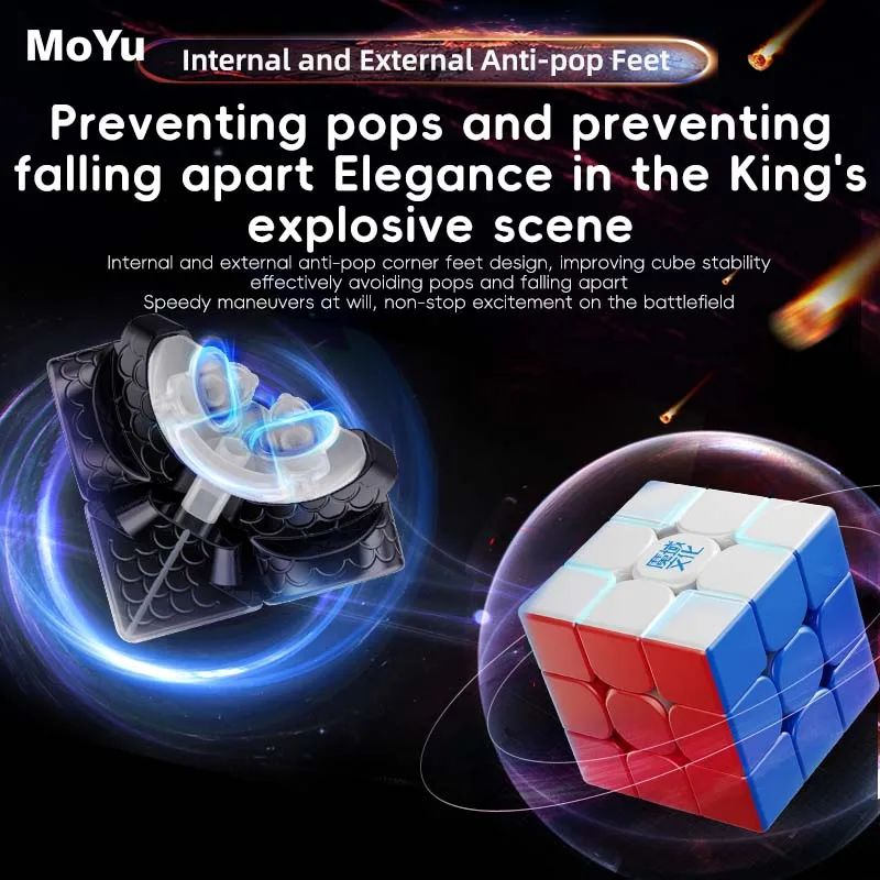 MOYU WEILONG WRM V9 Maglev 20 Magnetic Magic Cube 3x3 Professional 3×3 Speed Puzzle Children Toys 3x3x3 Speedcube Cubo Magico