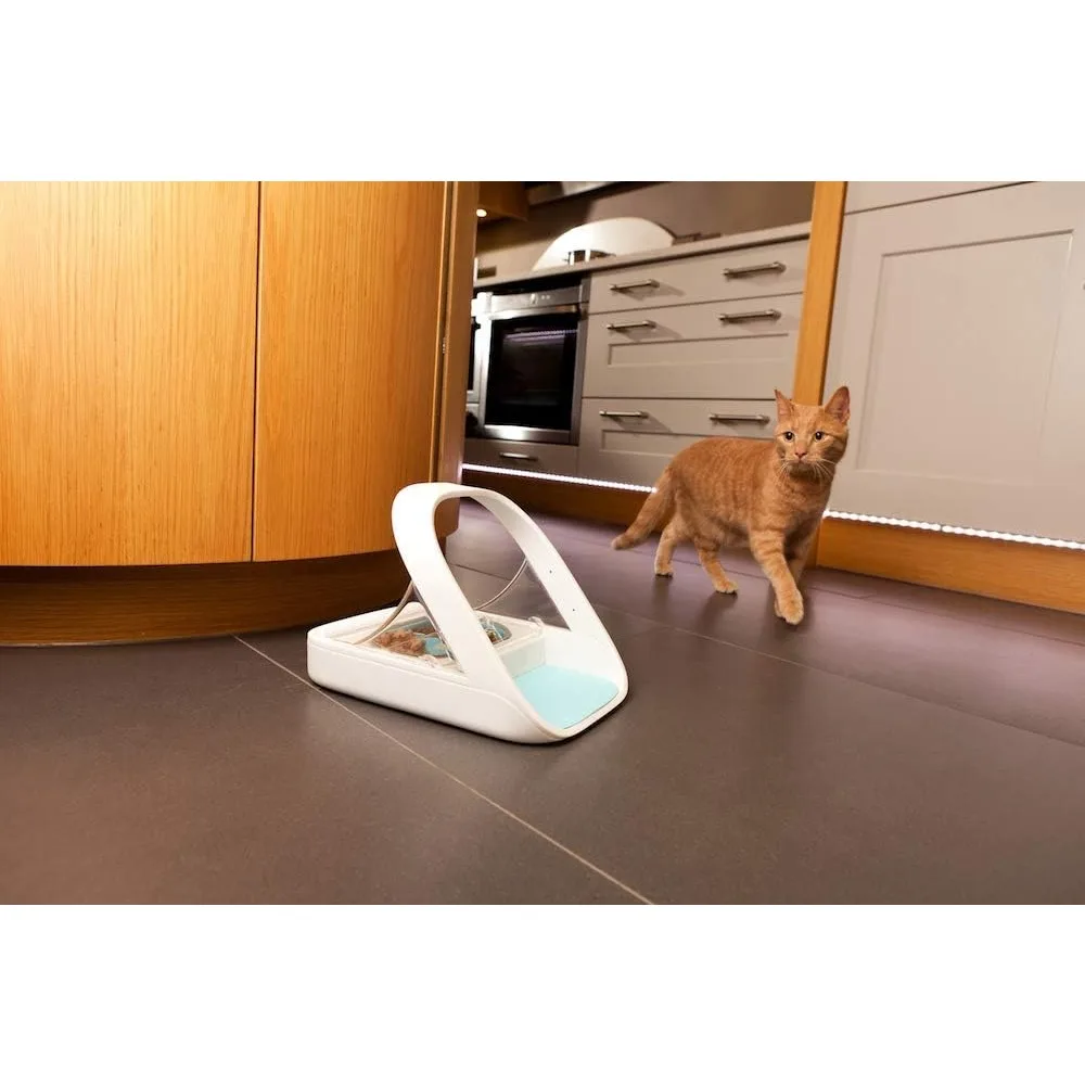 

Microchip Pet Feeder - Selective-Automatic Pet Feeder Makes Meal Times Stress-Free, Suitable for Both Wet and Dry Food