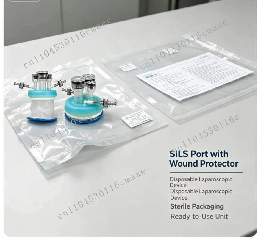 Multi‑Channel SILS Laparoscopic Single‑Incision Port Device Equipped With Wound Protector Minimally Invasive Surgery Accessory