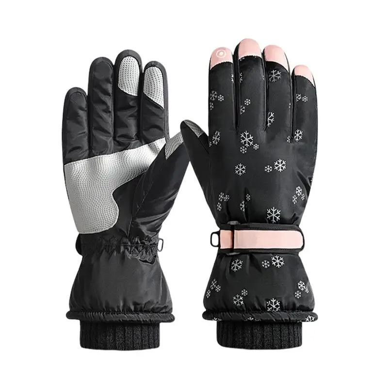 

Men Women Ski Gloves Winter Warm Windproof Waterproof Touch-Screen Fleece Non-slip Snowboard Snowmobile Cycling Skiing Gloves