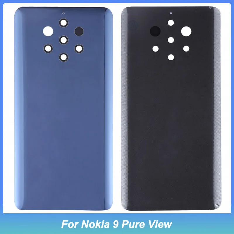 Tapa trasera de batería para Nokia 9 Pure View, pieza de repuesto para reparación de la tapa trasera del Nokia 9 Pure View
