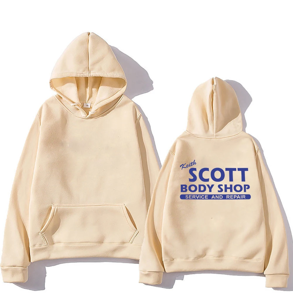 Keith Scott Body Shop Hoodie One Tree Hill Lustige Damen- und Herren-Harajuku-Ästhetik-Hoodies Herbst-Winter-Pullover-Sweatshirt Vintage – Detail 13