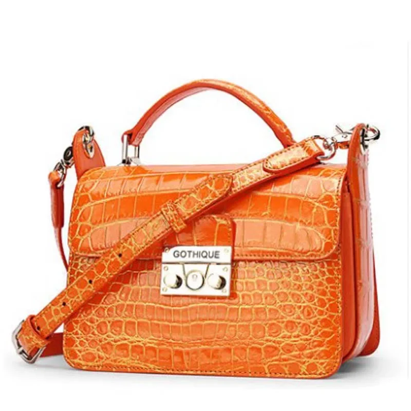 

gete new Imported crocodile bag handbag crocodile bag female bag women