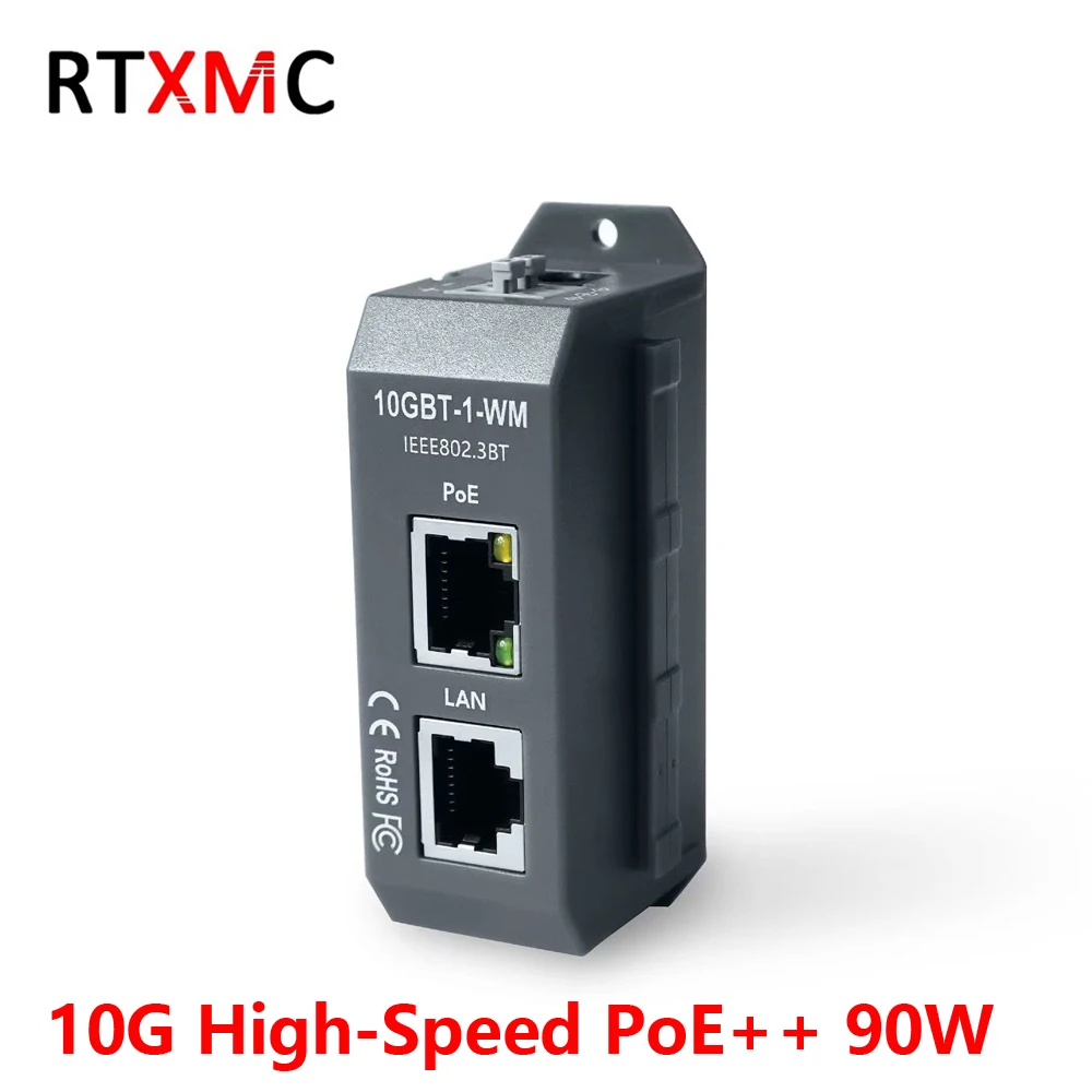 iniettore-poe-attivo-8023af-at-bt-25g-10g-poe-potenza-massima-in-uscita-90w-per-telecamere-ip