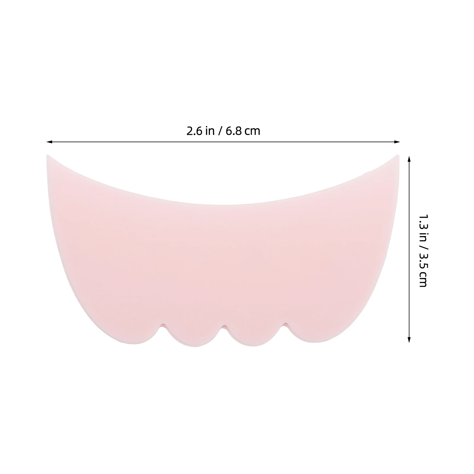2Pcs 아이 메이크업 어시스턴트 아이섀도우 아이라이너 마스카라용 부드러운 실리콘 쉴드 정밀 도포용 얼룩 방지 뷰티 도구