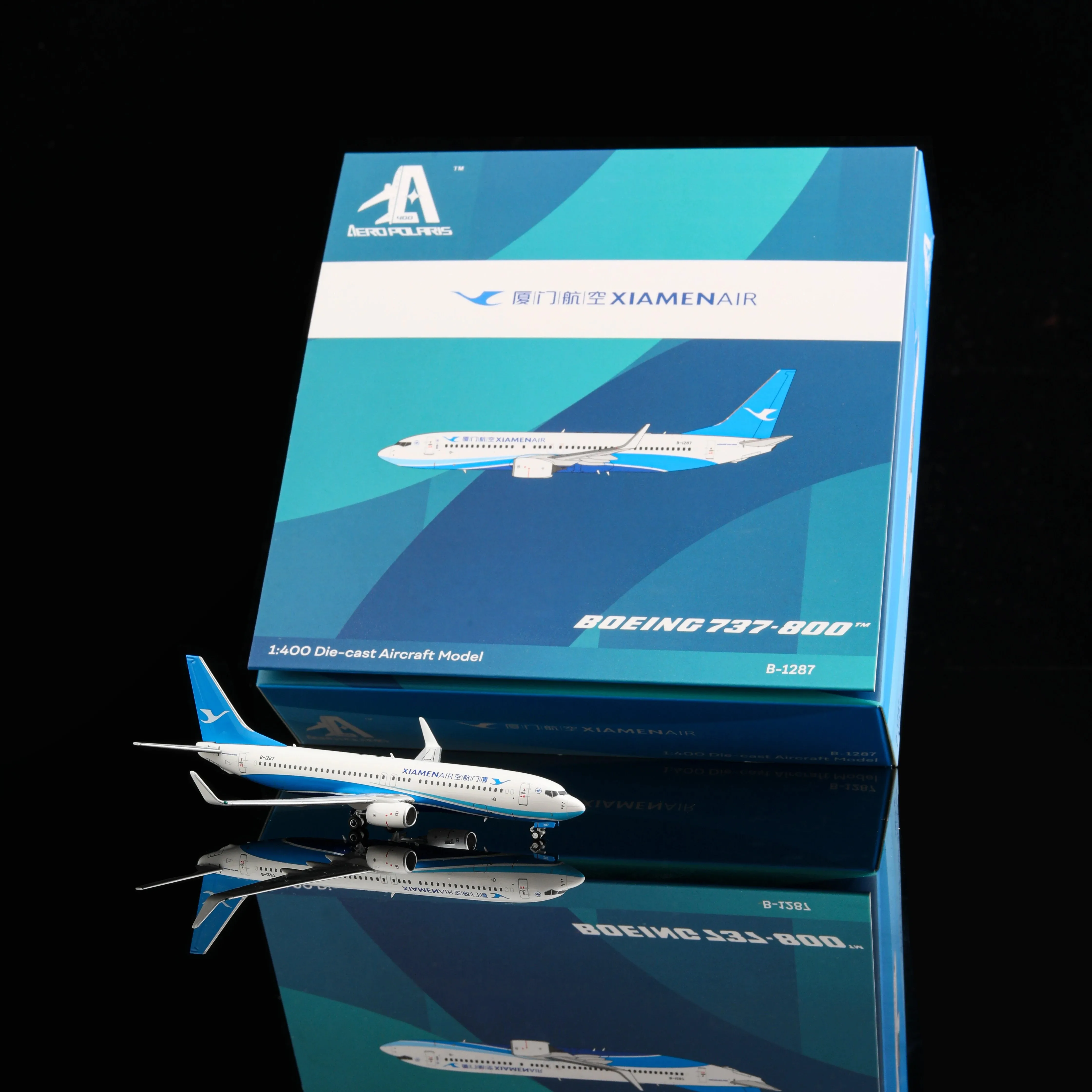 Литой под давлением Polaris масштаб 1:400 Xiamen Airlines Boeing 737-800 B-1287 модель пассажирского самолета из сплава Коллекционная игрушка в подарок сувенир Литой под давлением Polaris масштаб 1:400 Xiamen Airlines Boeing 737-800 B-1287 модель пассажирского самолета из сплава Коллекционная игрушка в подарок сувенир