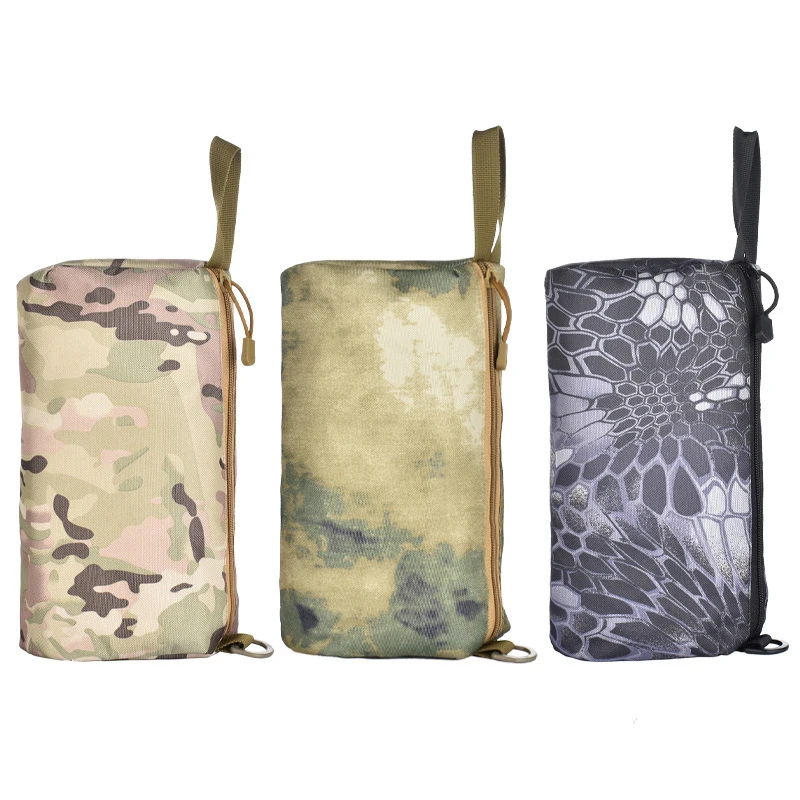 Outdoor Camouflage Bag for Multi Tools, Tactical, Running, Portable EDC Tool Storage Bag for Camping, Hiking, Hunting Pouch