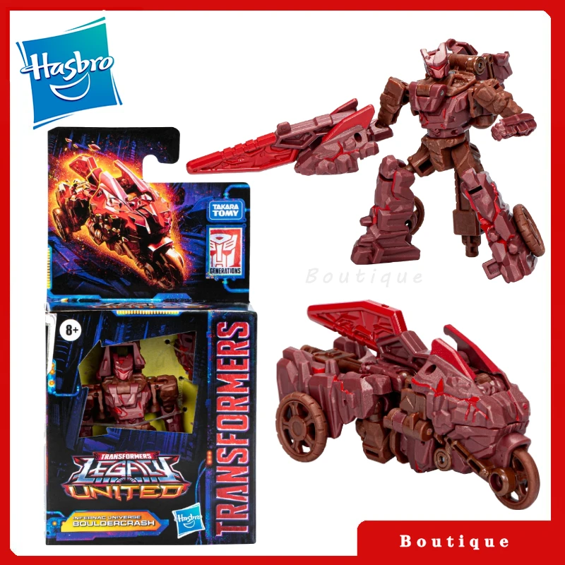 

In stock Hasbro Transformers toys Legacy United Core Class Bouldercrash Action Figures Autobots Hobbies Gifts Collectible