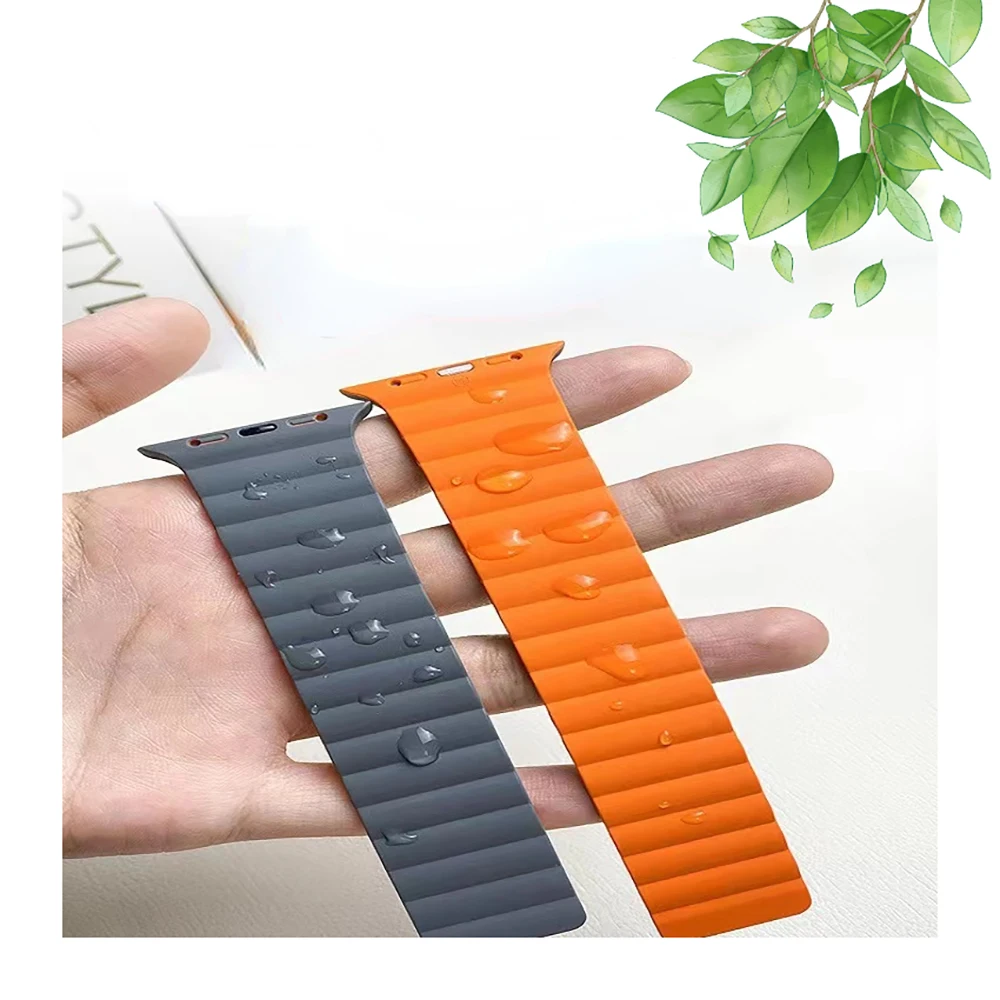 Silicone Strap for Apple Watch Band 45mm 41mm 44mm 40mm 49mm Sport Wristband iWatch Series Ultra 10 9 8 7 SE 6 5 46mm 42mm Band