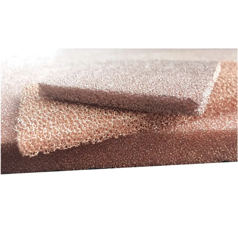 High Purity Customized Ppi and Size Cu Copper Metal Foam for Li Battery Materials