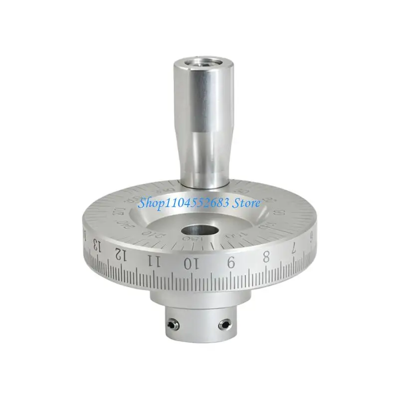 Machine Control Wheel Light Engraved Marking, Metal Lathe Handwheel Body and Crank Handle for Maintenance Replacement 