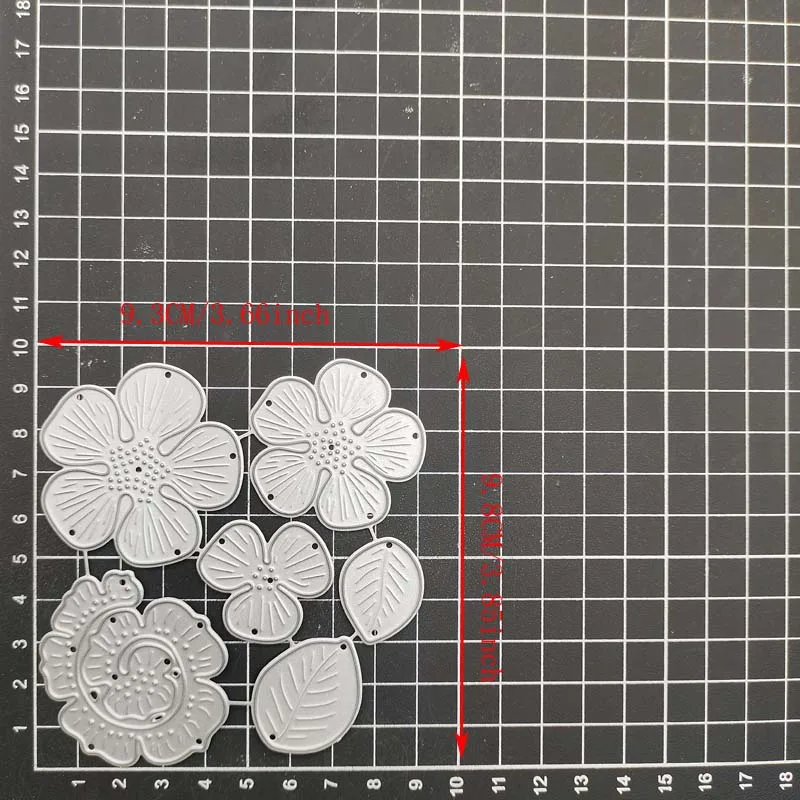 Flower Metal Cutting Dies Stencil Scrapbook Album Stamp Paper Card Embossing Decor Craft Knife Mould