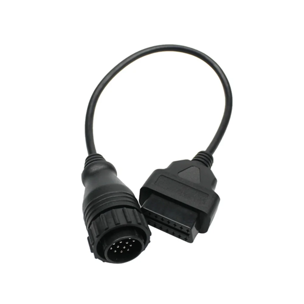 For Mercedes-Benz 14-pin to OBD2 16-pin OBD2 Automotive Diagnostic Connector Cable Connector Adapter 14-pin to 16-pin OBD-2 - Image 3