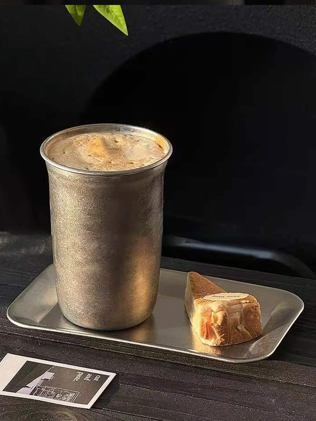 Copo de Cerveja Artesanal de Grande Capacidade 304 com Design Elegante, Copo de Cerveja Estilo Americano, Copo Retrô para Água, Copo para Bebidas Geladas, Copo Estilo Industrial, 1 Peça