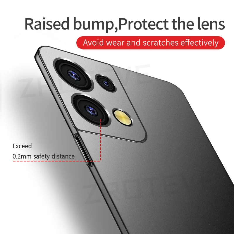 For Reno8 Pro Case ZROTEVE Ultra Thin Hard PC Matte Cover For Oppo Reno 8 Z 8Z Reno8Z Reno8 Lite Shockproof Phone Cases