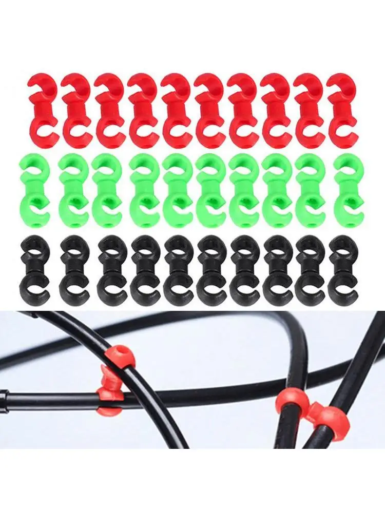 AliExpress TOOPRE Rotating S Shaped Clips For Brake Cable And Derailleur Organization Lightweight Versatile Mountian Road Bike Accessories Part