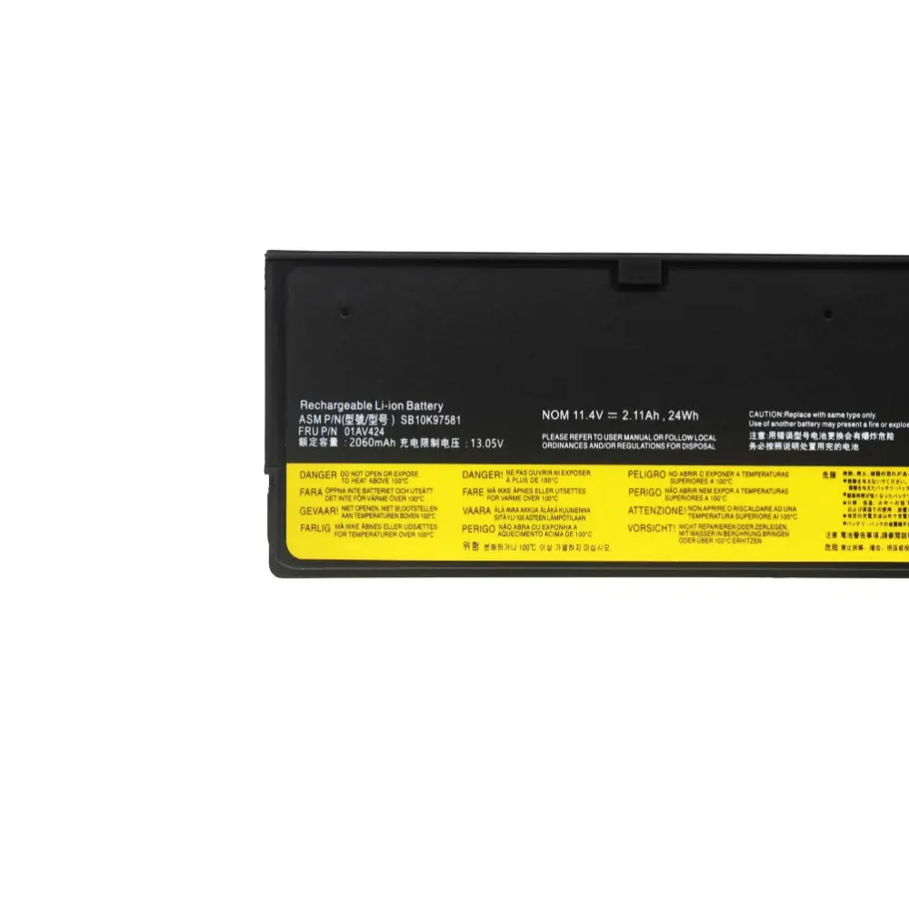 New 11.4V 24WH 01AV427 Laptop Battery For Lenovo ThinkPad T470 T480 T570 T580 P51S P52S 01AV428 01AV423 SB10K97580 61