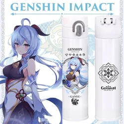 400ml Genshin Impact Thermos Water Bottles Hutao Klee Beelzebul Yae Miko Kawaii Insulated Bottles Vacuum Cup Flask Anime Gifts