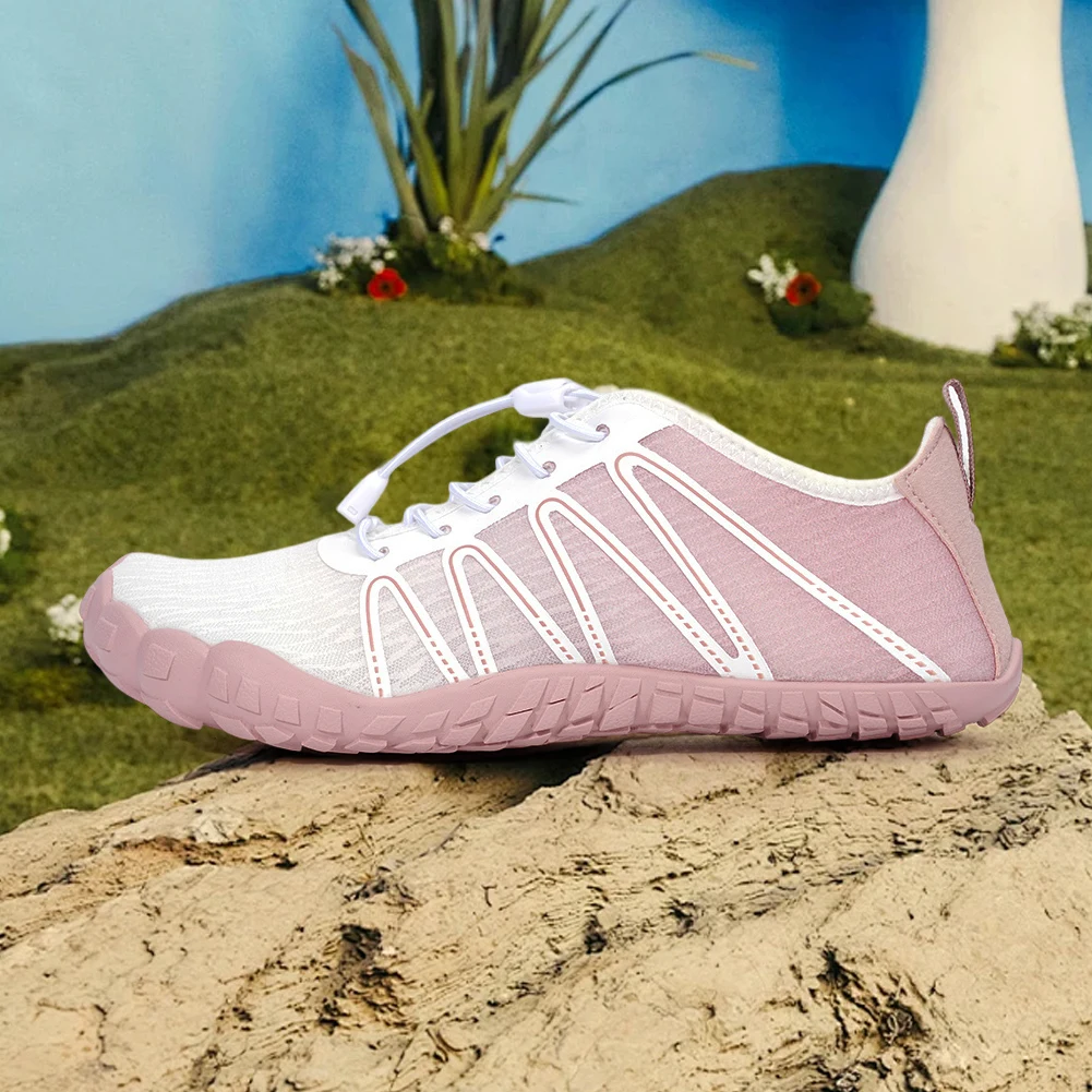 

Water Shoes Breathable Barefoot Beach Shoes Quick Dry Casual Wading Shoes Mesh Diving Shoes Ergonomic Hiking Shoes for Men Women