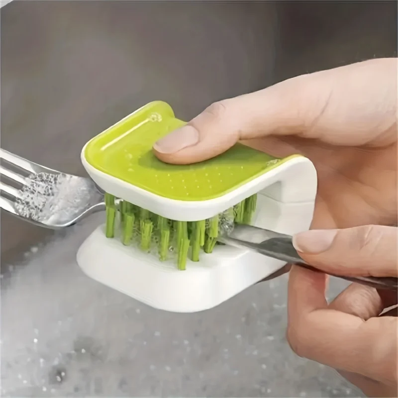 

Knife Brush Blade Cleaning, Cutlery Cleaner, Bristle Scrub, Kitchen Washing Chopsticks, Non-Slip Scrubber, 5 Pcs